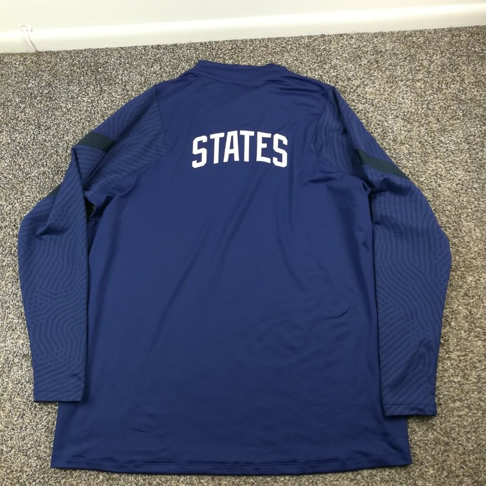 Nike Team USA Soccer VaporKnit Strike Drill Top Blue CD2198-455 Mens 2XL - Picture 6 of 12